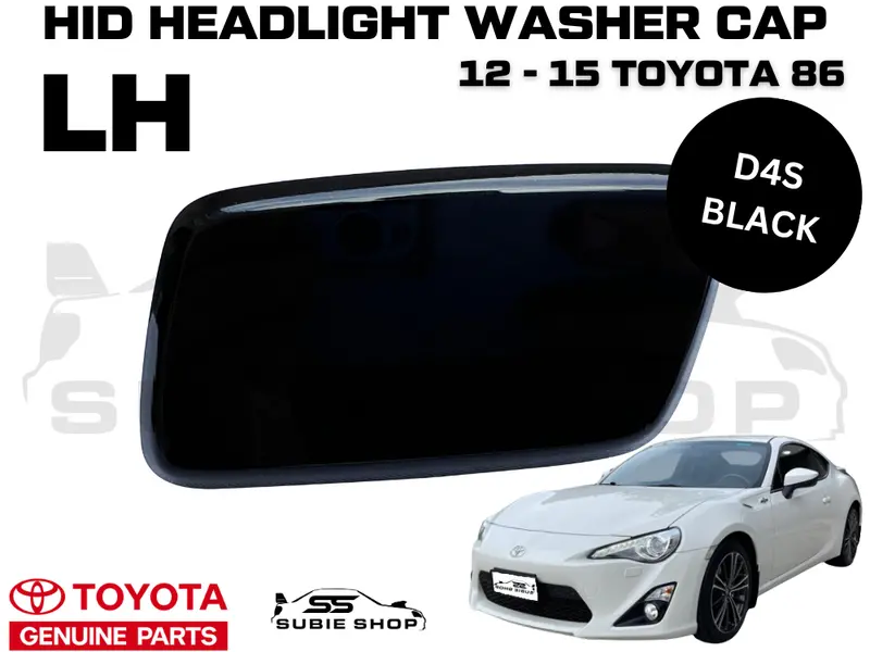 New Genuine Oem Toyota 86 2012 - 15 Headlight Washer Cap Cover Left Lh Black D4s 1