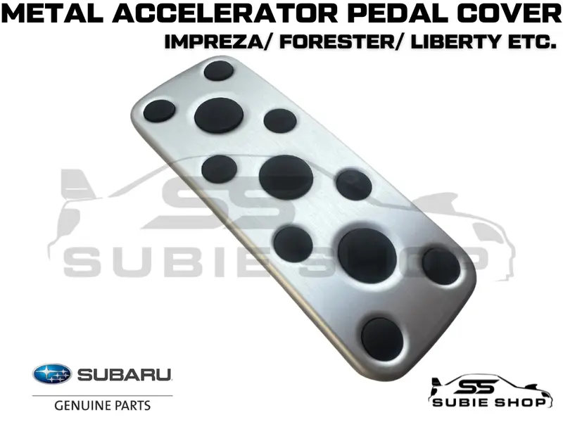 New Genuine Subaru Foot Accelerator Metal Pedal Cover Impreza Forester Liberty 1