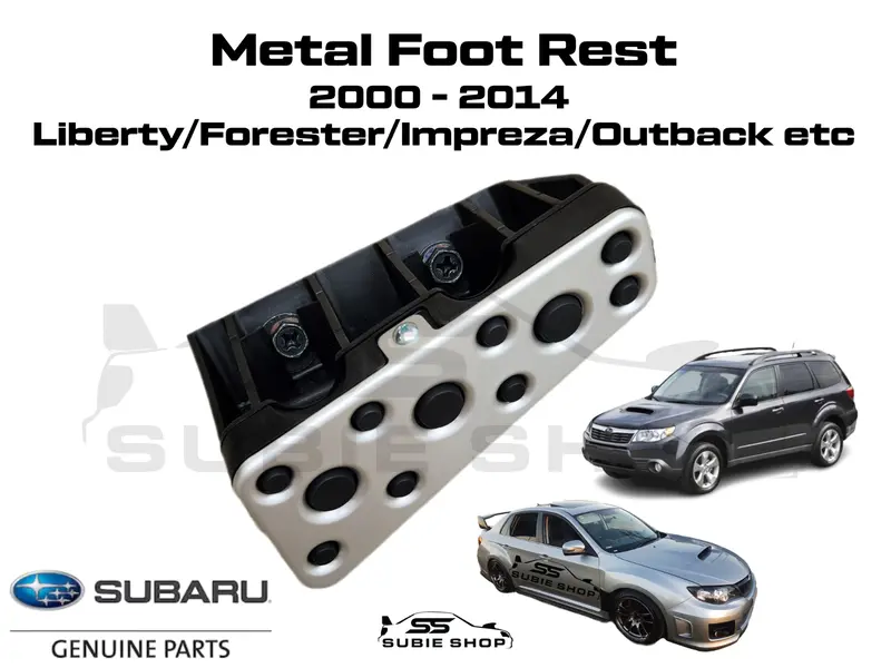 New Genuine Subaru Foot Rest Metal Sport Pedal Cover Impreza Forester Liberty 1