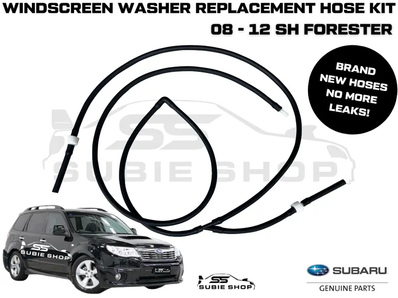 New Genuine Subaru Forester 2008 - 12 Sh Xt Bonnet Water Jet Windscreen Hose Kit 1