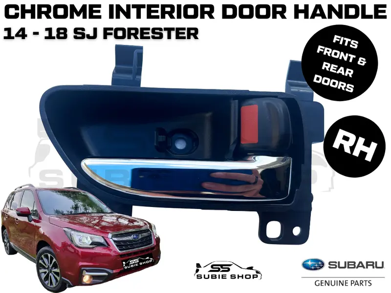 New Genuine Subaru Forester Sj 2014 - 18 Interior Door Handle Front & Rear Right 1