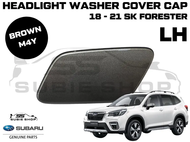 New Genuine Subaru Forester Sk Headlight Washer Cap Cover 18 - 21 Left Brown M4y 1