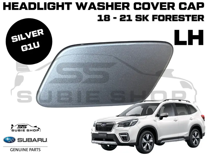 New Genuine Subaru Forester Sk Headlight Washer Cap Cover 18 -21 Left Silver G1u 1