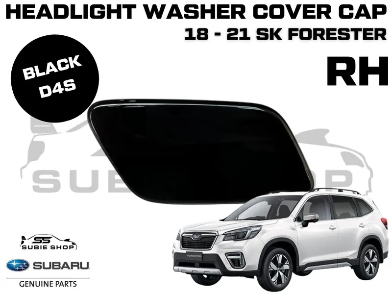 New Genuine Subaru Forester Sk Headlight Washer Cap Cover 18 -21 Right Black D4s 1