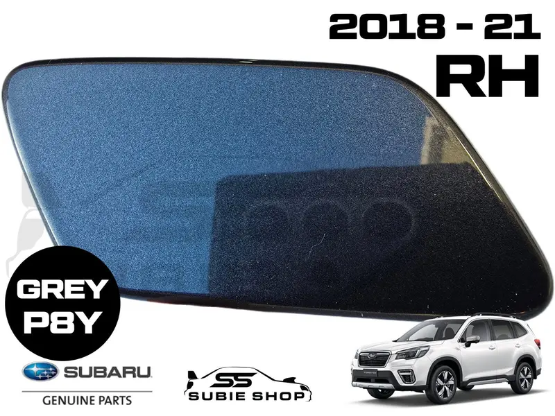 New Genuine Subaru Forester Sk Headlight Washer Cap Cover 18 - 21 Right Grey P8y 1