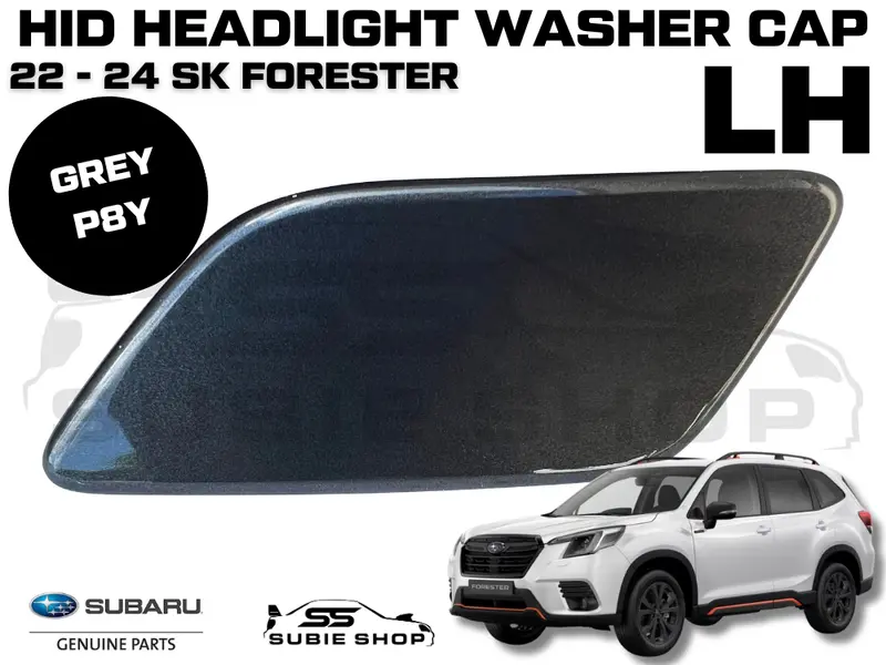 New Genuine Subaru Forester Sk Headlight Washer Cap Cover 22 - 24 Left Grey P8y 1