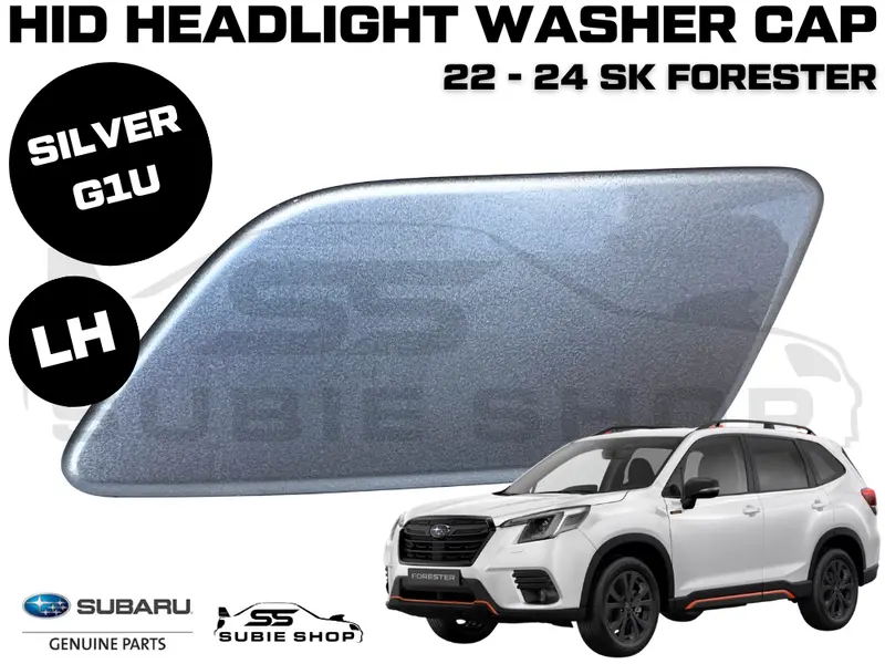 New Genuine Subaru Forester Sk Headlight Washer Cap Cover 22 -24 Left Silver G1u 1