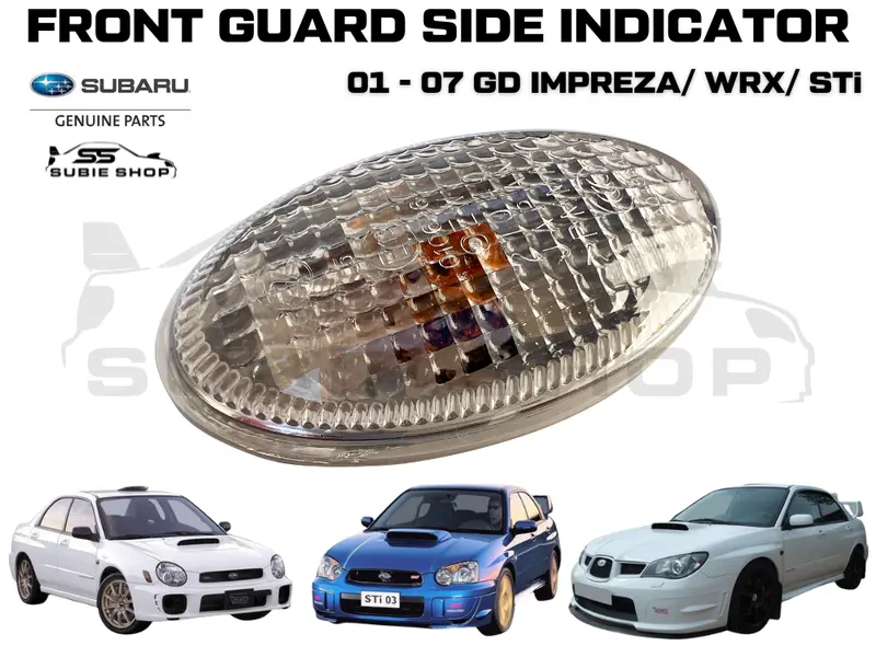 New Genuine Subaru Impreza Gd Wrx Sti 01-7 Side Guard Indicator Light Left Right 1