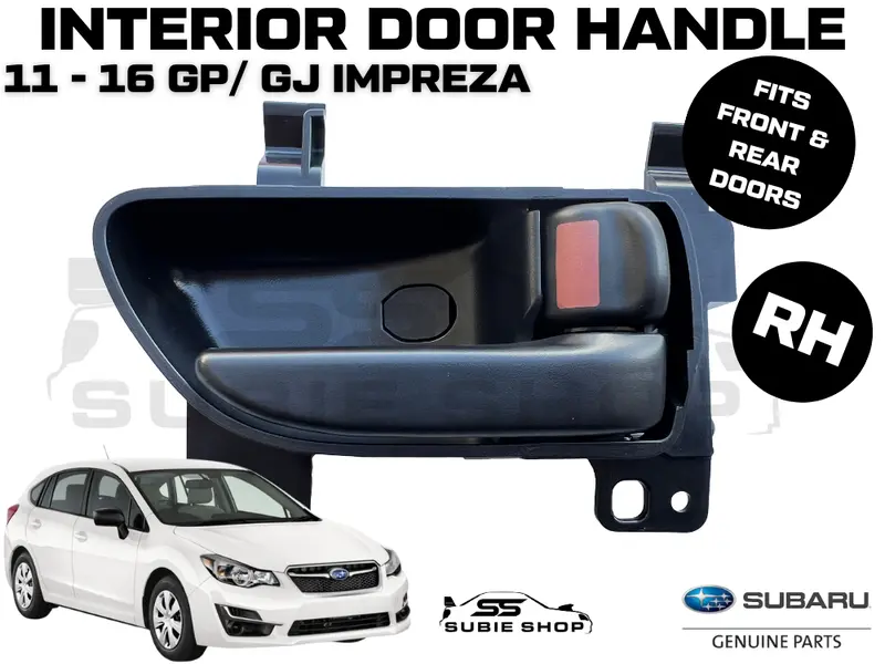 New Genuine Subaru Impreza Gp Gj 11 - 16 Interior Door Handle Front & Rear Right 1