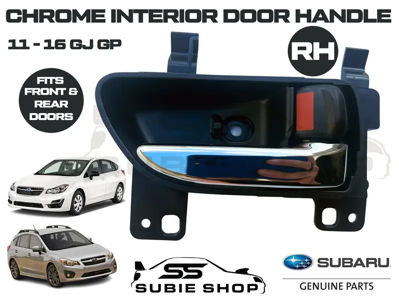New Genuine Subaru Impreza Gp Gj 11 - 16 Interior Door Handle Front & Rear Right 1