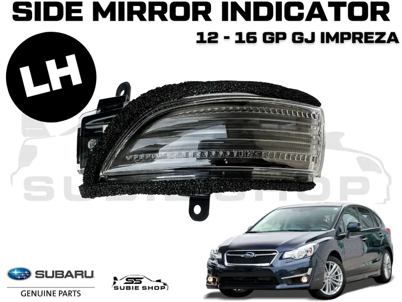 New Genuine Subaru Impreza Gp Gj 2012 - 2016 Side Mirror Indicator Light Left Lh 1