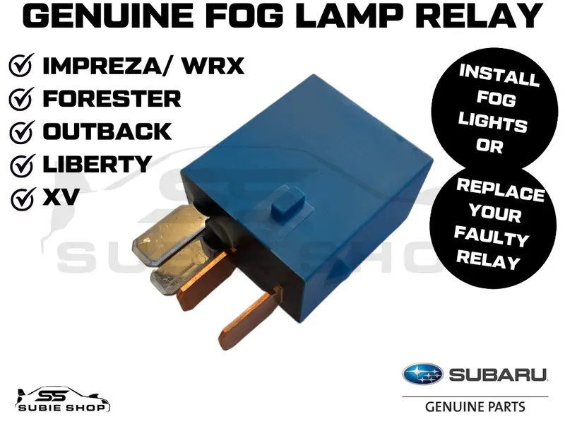 New Genuine Subaru Impreza Liberty Forester Outback Xv Light Fog Lamp Blue Relay 1