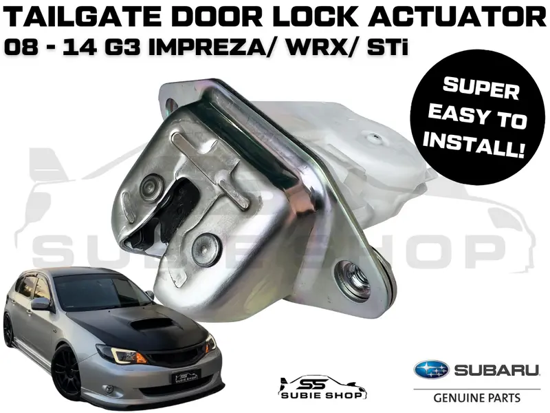 New Genuine Subaru Impreza Wrx Sti 08 -14 Boot Hatch Tailgate Actuator Door Lock 1