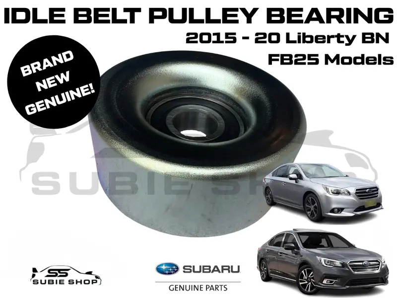 New Genuine Subaru Liberty Bn 2015 -20 Idle Belt Pulley Bearing Fb25 Engine 4Cyl 1