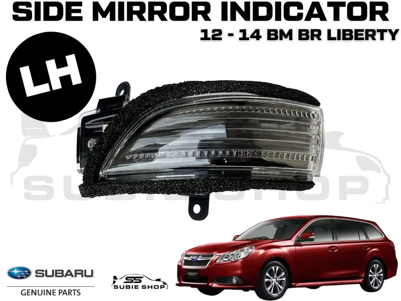New Genuine Subaru Liberty Br Bm 2012 - 2014 Side Mirror Indicator Light Left Lh 1