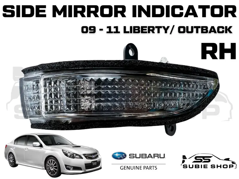 New Genuine Subaru Liberty Outback 09 - 11 Side Mirror Indicator Light Right R 1