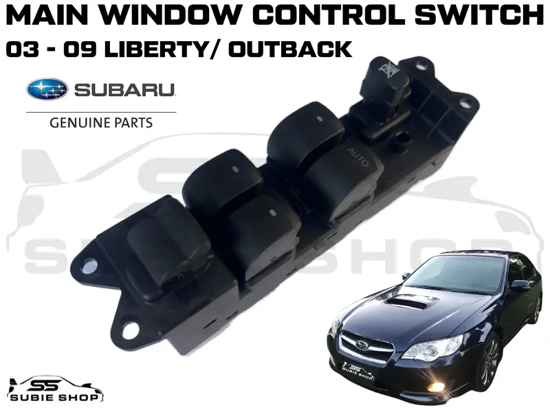 New Genuine Subaru Liberty Outback 2003 - 2009 Main Master Window Control Switch 1