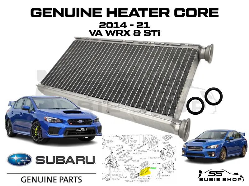 New Genuine Subaru Va Wrx & Sti 2014 - 2021 Heater Core Hvac Radiator 1