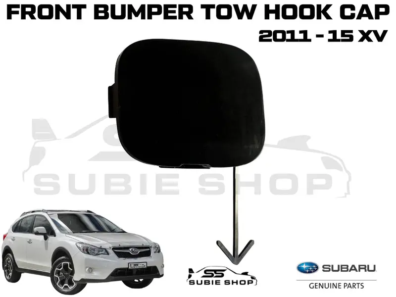 New Genuine Subaru Xv Gp 11 - 15 Front Bumper Bar Tow Hook Cap Cover Unpainted 1