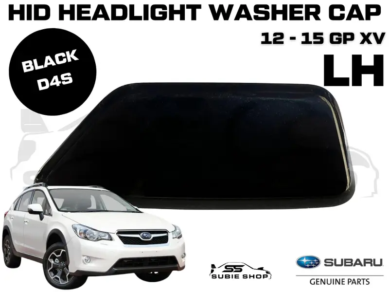 New Genuine Subaru Xv Gp 12-15 Headlight Bumper Washer Cap Cover Left Black D4s 1