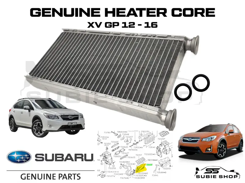New Genuine Subaru Xv Gp 2012 - 2016 Heater Core Hvac Radiator 1