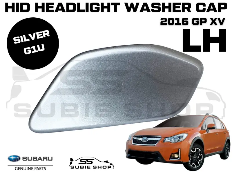 New Genuine Subaru Xv Gp 2016 Headlight Bumper Washer Cap Cover Left Silver G1u 1