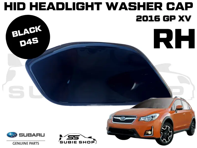 New Genuine Subaru Xv Gp 2016 Headlight Bumper Washer Cap Cover Right Black D4s 1