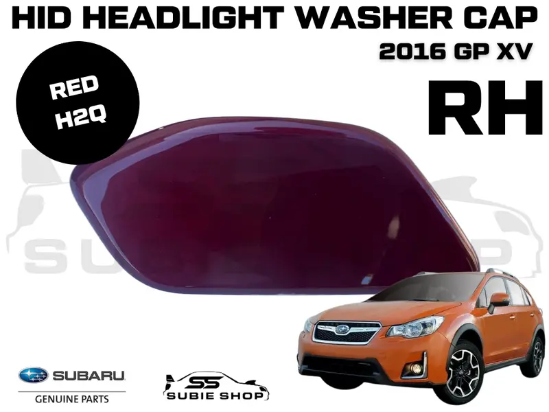 New Genuine Subaru Xv Gp 2016 Headlight Bumper Washer Cap Cover Right Red H2q 1