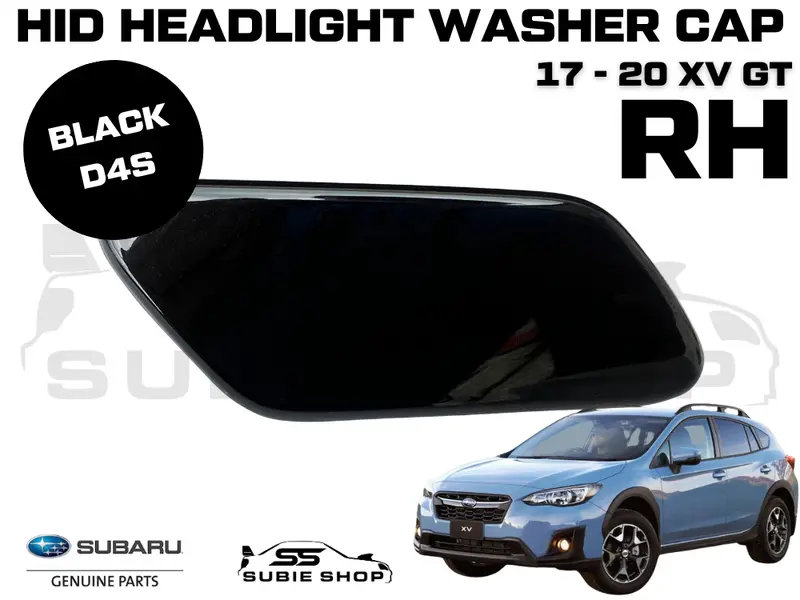 New Genuine Subaru Xv Gt 17-20 Headlight Bumper Washer Cap Cover Right Black D4s 1