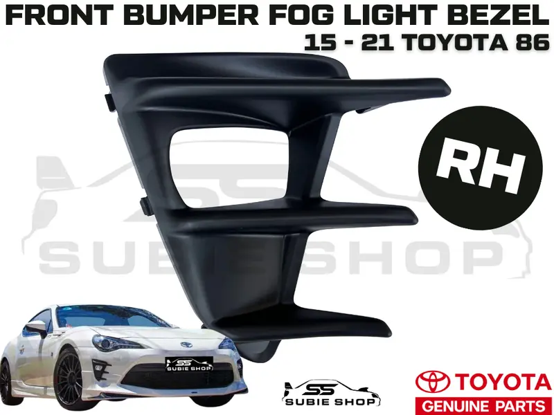 New Genuine Toyota 86 15 - 21 Front Fog Light Lamp Bezel Cover Surround Right Rh 1