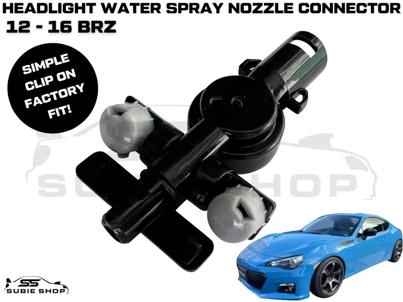 New Hid Headlight Washer Cap Water Jet Spray Nozzle Piece For 12 - 16 Subaru Brz 1
