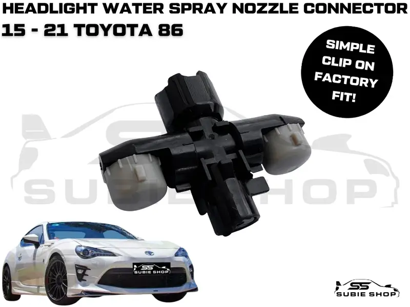 New Hid Headlight Washer Cap Water Jet Spray Nozzle Piece For 15 - 21 Toyota 86 1