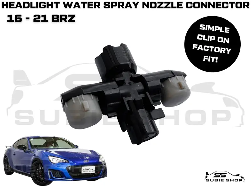 New Hid Headlight Washer Cap Water Jet Spray Nozzle Piece For 16 - 21 Subaru Brz 1