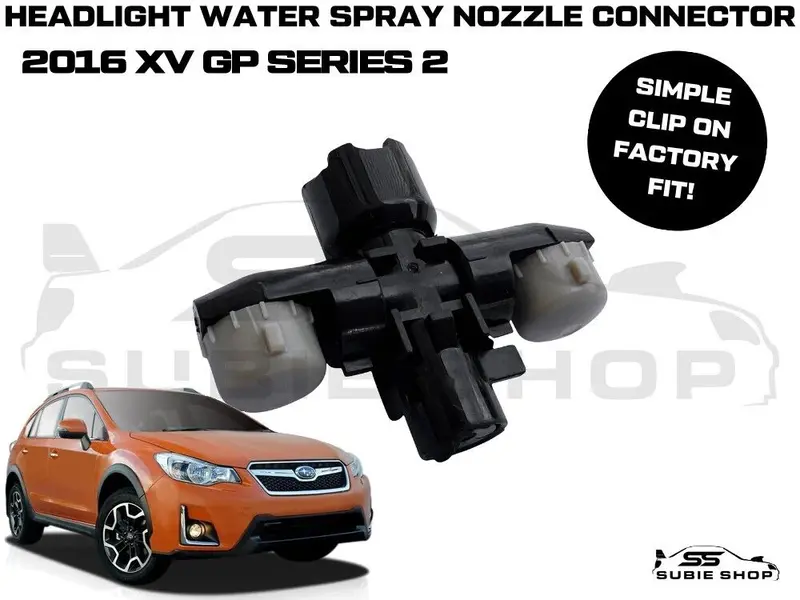 New Hid Headlight Washer Cap Water Jet Spray Nozzle Piece For 2016 Subaru Xv Gp 1