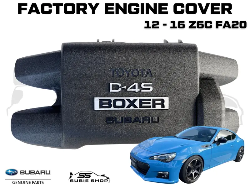 New Oem Genuine Factory Black Engine Cover Panel 2012 - 16 Subaru Brz Zc6 Fa20 1