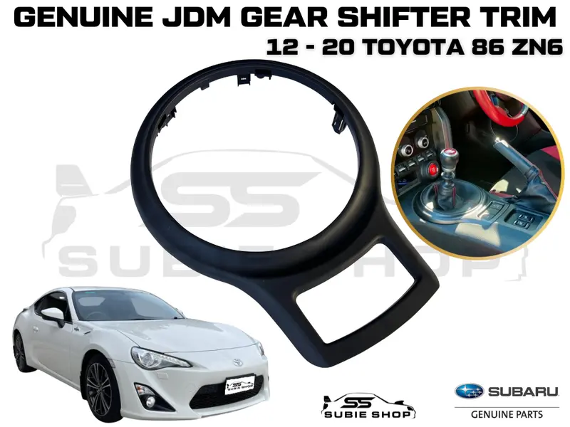 New Oem Genuine Factory Black Jdm Shifter Cover Panel 2012 - 20 Toyota 86 Zn6 1