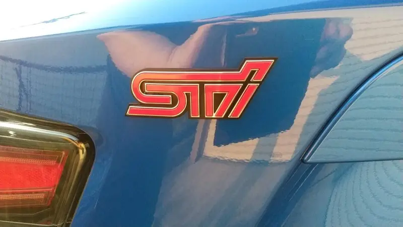 New Oem Genuine Jdm Subaru Brz Toyota 86 Red Ts Sti 13-19 Boot Badge Logo Emblem 2