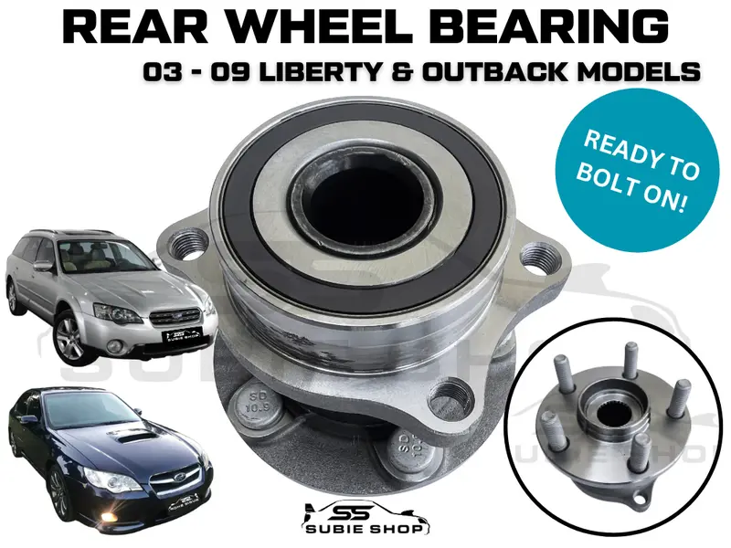 New Rear Wheel Bearing Hub Assembly For Subaru Liberty Outback Gen 4 2003 - 09 1