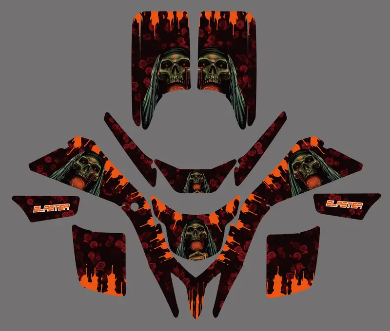 New Style Decals Stickers Graphics For Yamaha Blaster 200 Yfs 200 1988-2006 1