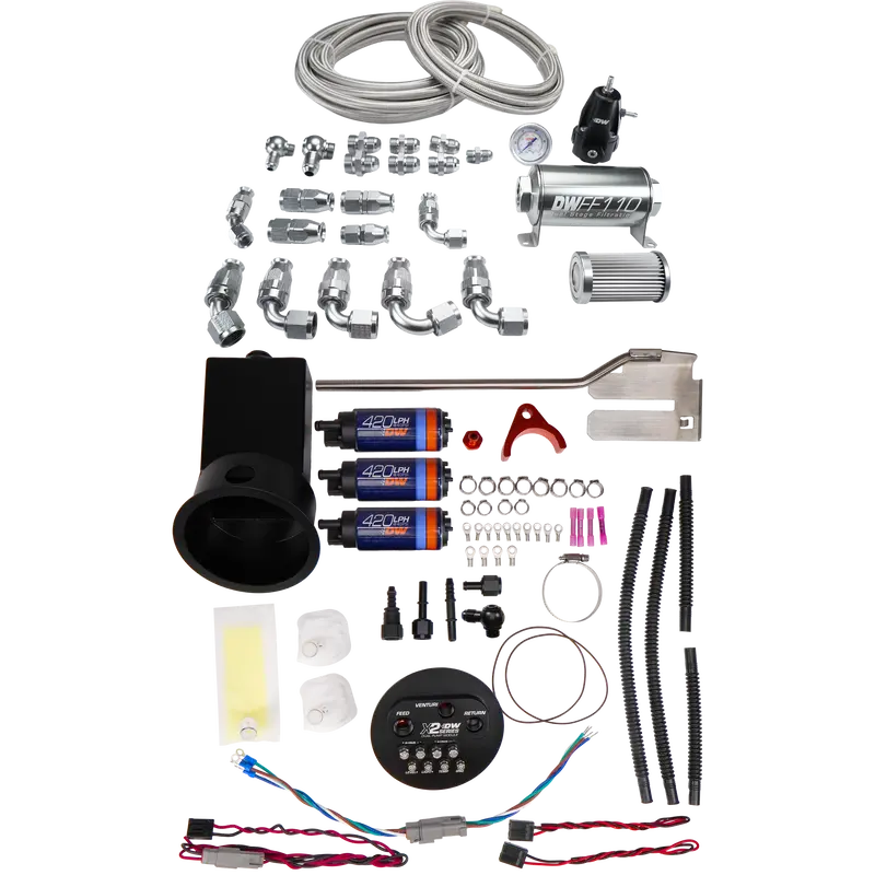 Nissan Silvia And Skyline X2 Surge Module + Dw420 Pumps + Ptfe Plumbing Kit 1