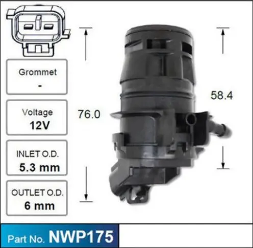 Nwp175 Nice Windscreen Washer Pump 1
