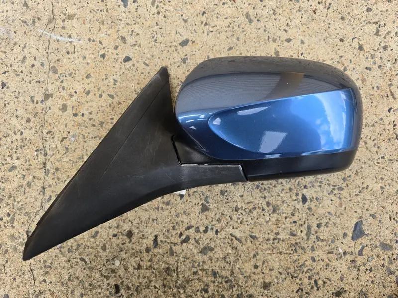 Oem Left Passenger Side Rear View Mirror 07-11 Subaru Impreza Gh Rs G3 Blue 64Z 1
