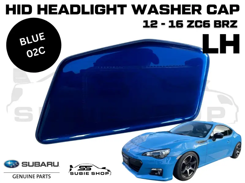 Oem New Genuine Headlight Washer Cap Cover 12-16 Subaru Brz Zc6 Left Lh Blue 02C 1