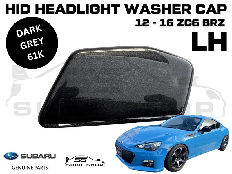 Oem New Genuine Headlight Washer Cap Cover 12-16 Subaru Brz Zc6 Left Lh Grey 61K 1
