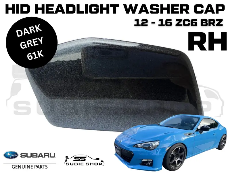 Oem New Genuine Headlight Washer Cap Cover 12-16 Subaru Brz Zc6 Right Rh Grey61k 1