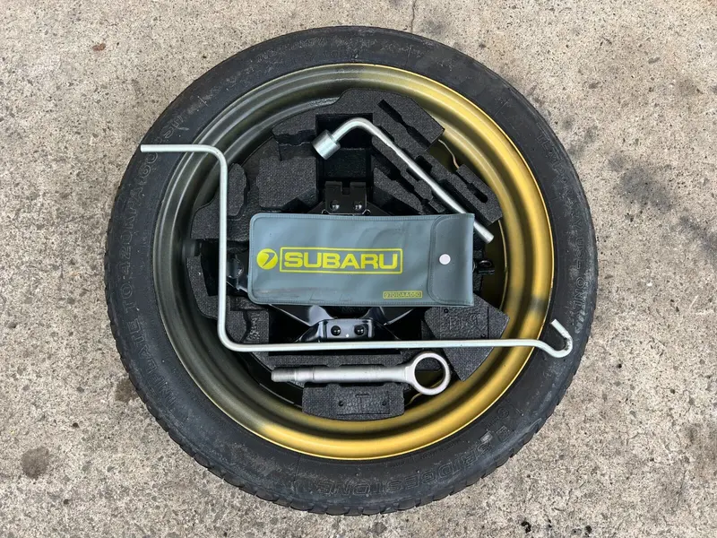 Oem Subaru Brz Sti Toyota 86 Spare Wheel Tyre 17" Space Saver + Jack Tool Kit B 2