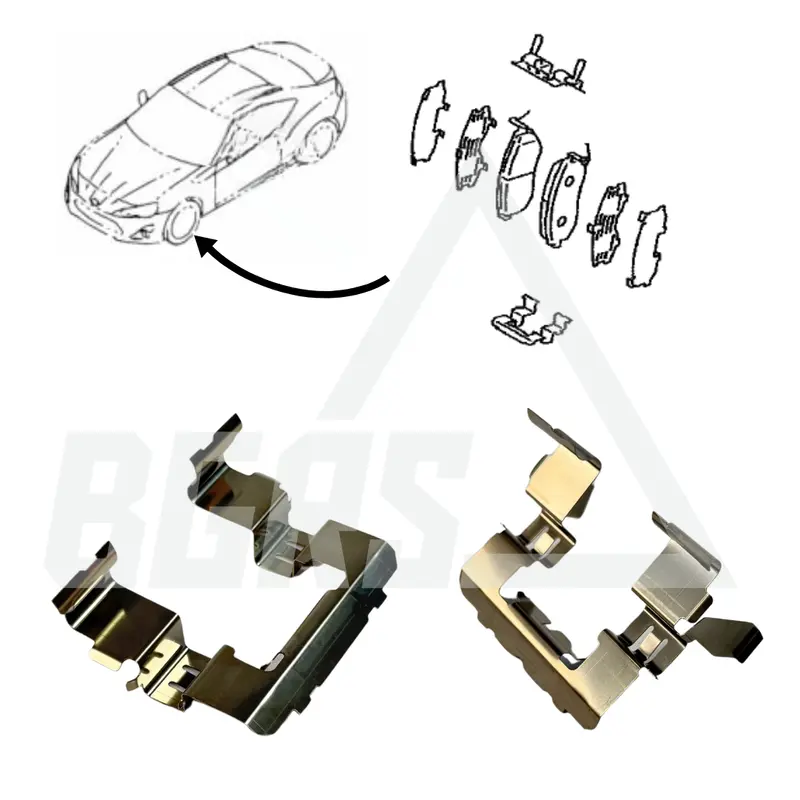 Oem Subaru Front Brake Pad Clips Standard Calipers For 2013+ Frs/Brz/86 22+ Brz/Gr86 3