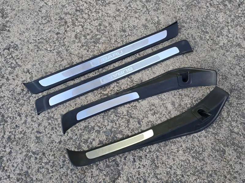 Oem Subaru Liberty Outback Gen 4 03 - 09 Factory Metal Kick Scuff Door Panels 1