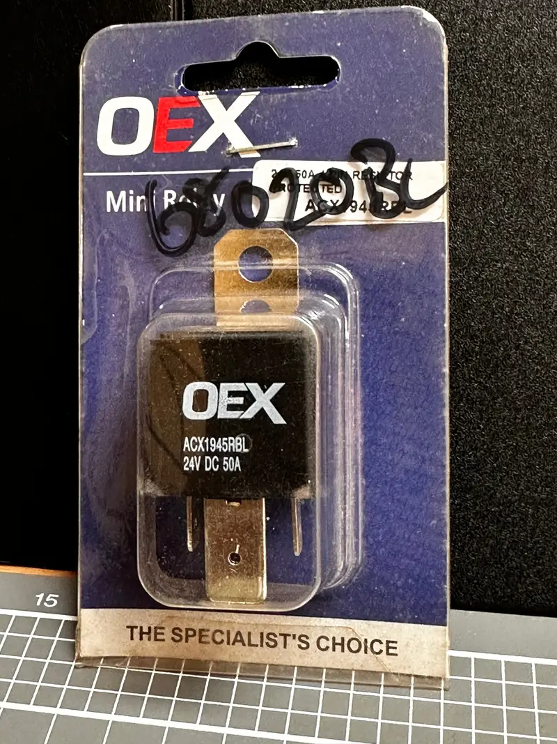 Oex Acx1945rbl Mini 24V Normally Open Relay 1