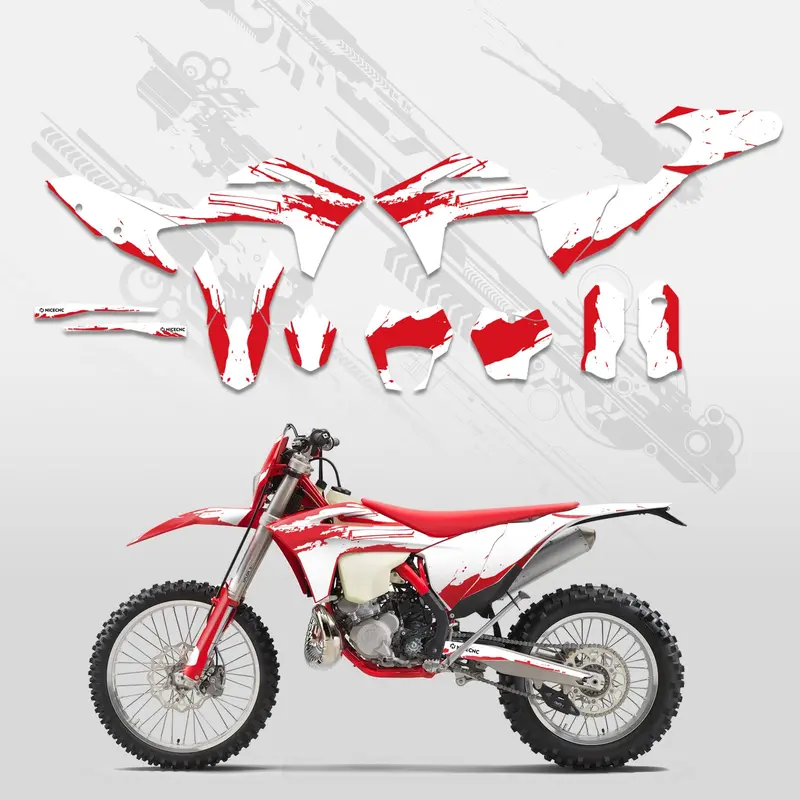 Off-Road Bike Full Graphics Decals Stickers Kit For Gas Gas Ec Enduro 2021-2023 1